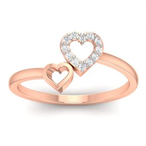 Heart Connection Valentine Ring Rose Gold | Valentine Gift Ideas For Her