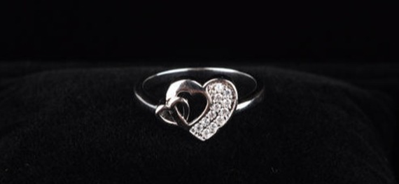 Heart Ring  | Light weight diamond ring