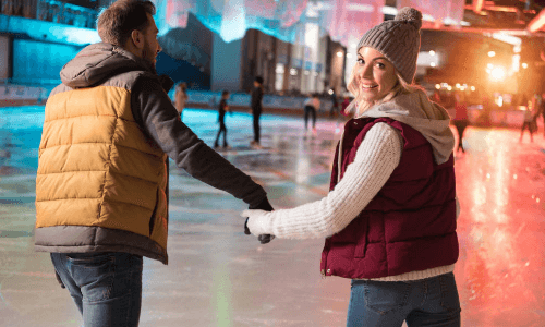 Ice skating | Valentine Day Date Ideas for Teenage Couples
